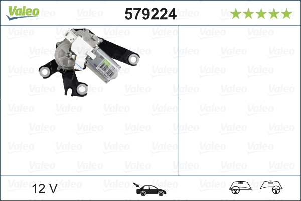Motor stieračov VALEO